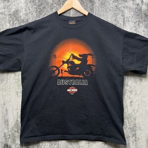 HARLEY DAVIDSON 2000 Australia Kangaroo Sunset TShirt Size XL